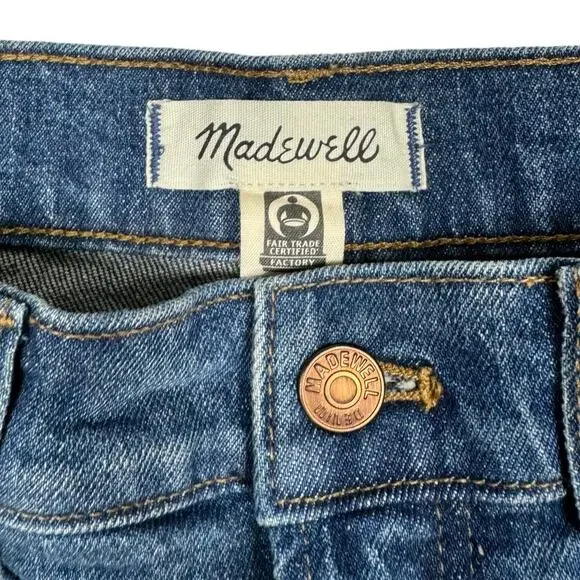 Madewell The Perfect Jean Short Rayburn Wash 26 Denim Cutoffs High Rise Casual - Picture 5 of 7